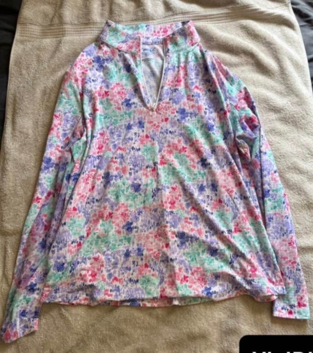 IBKUL Floral Sunshirt size XL